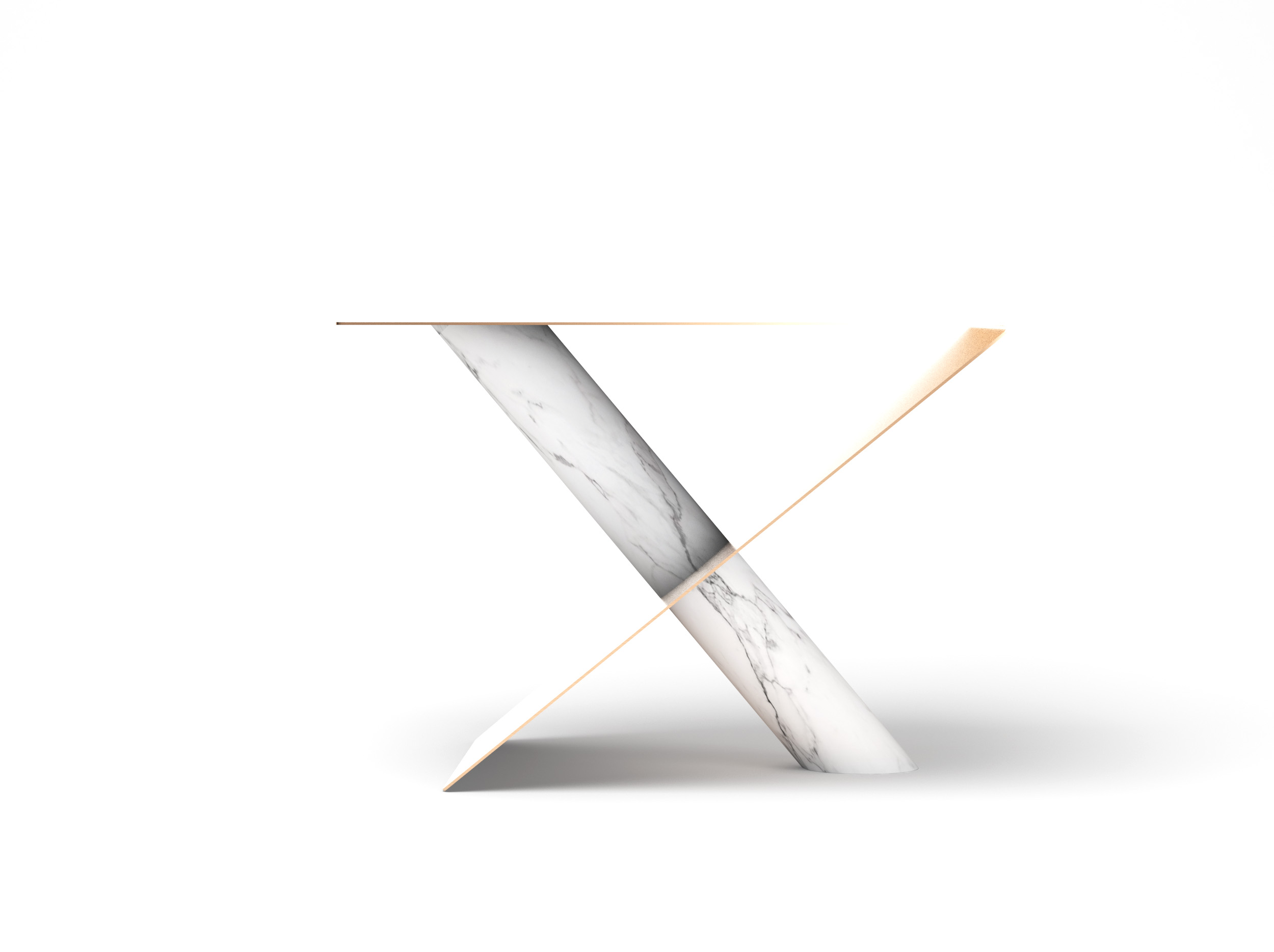 MARBLE STICK side table