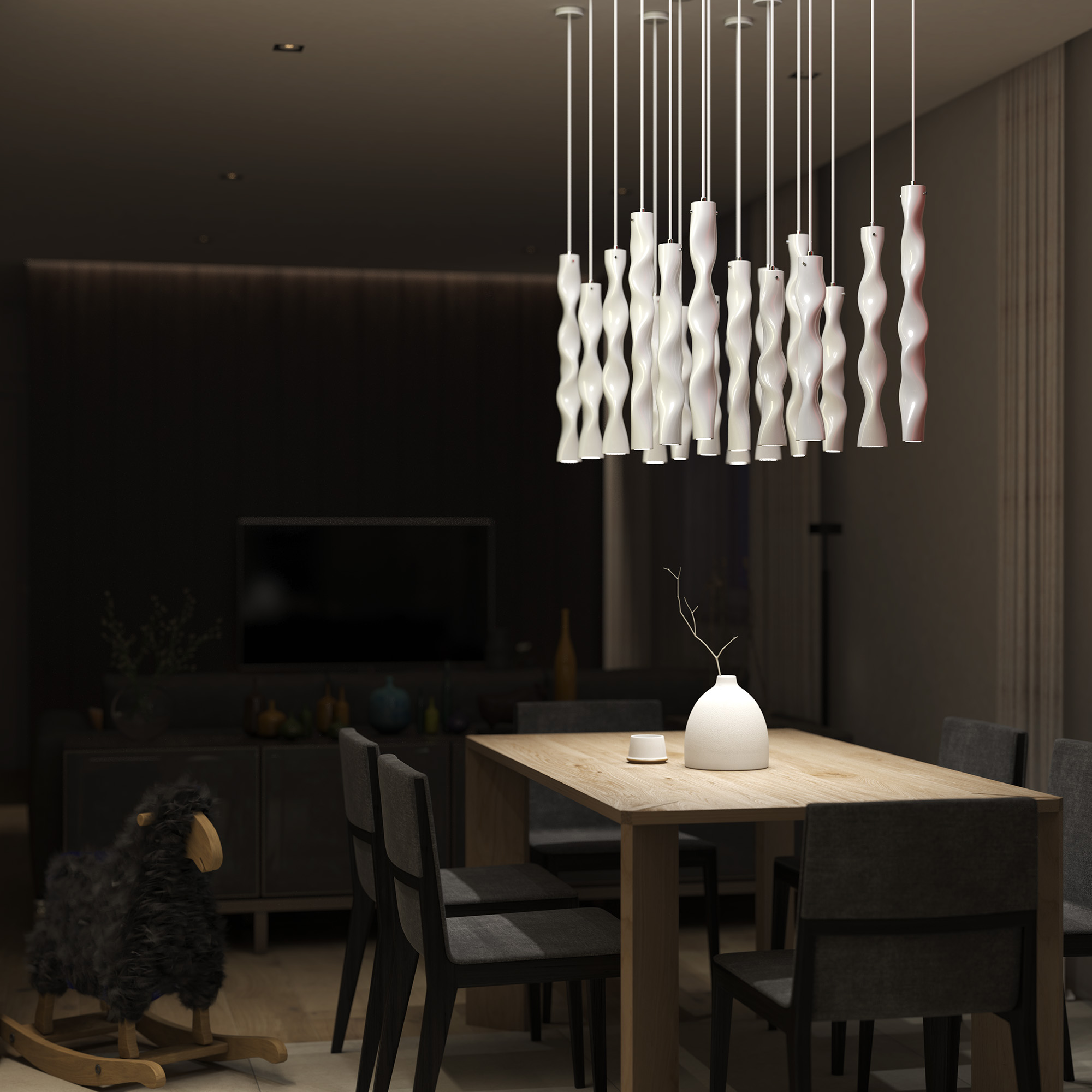 wavy lamp